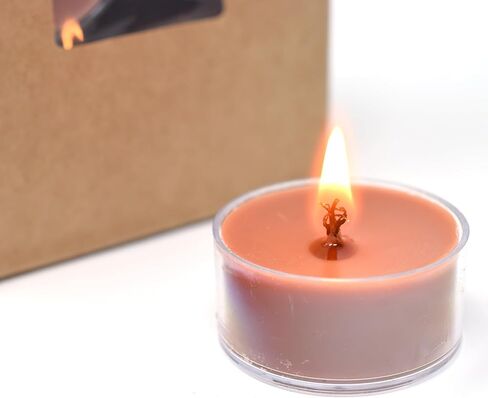 Very Vanilla Scented - 12 Pack - Scented Tealight Candles - Soy Beeswax Blend - Handmade in The USA - Candeo Candle - Food Scents in Saudi Arabia