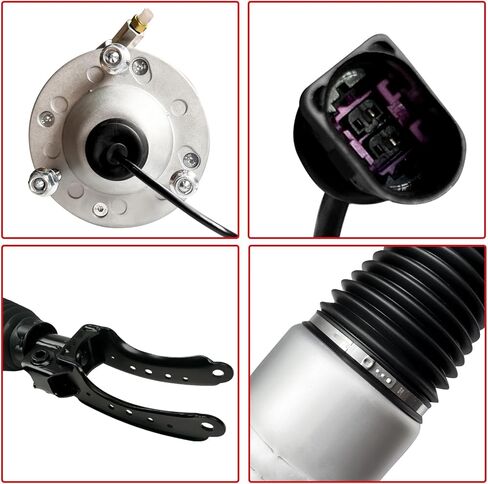 ممتص صدمات الهواء الأمامي الأيسر من VIGOR متوافق مع 2010-2018 Touareg 7P وAudi Q7 وPorsche Cayenne II 92A Car Air Strut، رقم استبدال OEM 7P6616039N in Kuwait