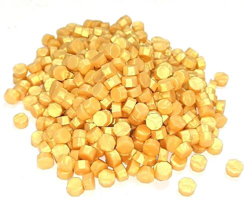 Chedin Wax Beads Nuggets for Wax Seal Stamp, 500 Piece Sealing Wax Beads, for Vintage Seal Lacquer and Letter, Invitations, Cards, Wine Package, Gift Wrapping (Antique Bronze) in Saudi Arabia