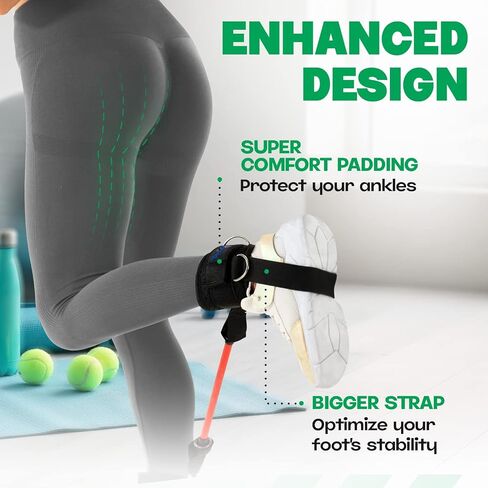 Yes4All Door Anchor Strap for Resistance Bands Exercises, Multi Point Anchor Gym Attachment for Home Fitness, Portable Door Band Resistance Workout Equipment, Easy to Install, Punch-Free, Nail-Free in Saudi Arabia