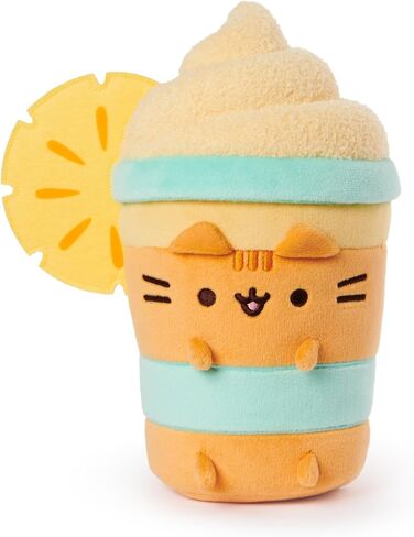 GUND Pusheen Watermelon Plush, Cat Stuffed Animal for Ages 8 and Up, Pink/Green, 6" in Saudi Arabia