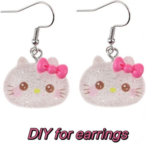 60PCS 3D Kawaii Cartoon Animal Charms Pendant Cute Charms DIY Pendants for Jewelry Making Necklace Earrings Keychains Bracelet, Mutiple Styles (C) in Saudi Arabia