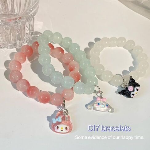 60PCS 3D Kawaii Cartoon Animal Charms Pendant Cute Charms DIY Pendants for Jewelry Making Necklace Earrings Keychains Bracelet, Mutiple Styles (C) in Saudi Arabia