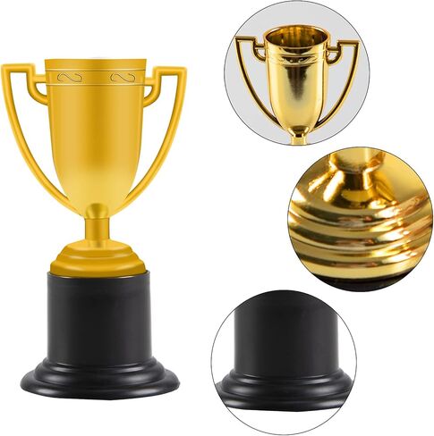 24 عبوة من أكواب الكأس الذهبية البلاستيكية للبطولات الرياضية، وجائزة المدرسة، وجائزة الألعاب، وتزيين الحفلات، ومفضلات الحفلات in Kuwait