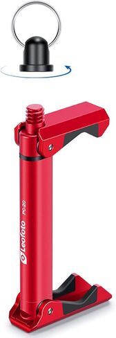 LEOFOTO PC-20 حزمة حامل الهاتف المحمول 1/4 بوصة متوافقة مع Arca (أسود/أزرق/أحمر/برتقالي/فضي) (أزرق) in Saudi Arabia