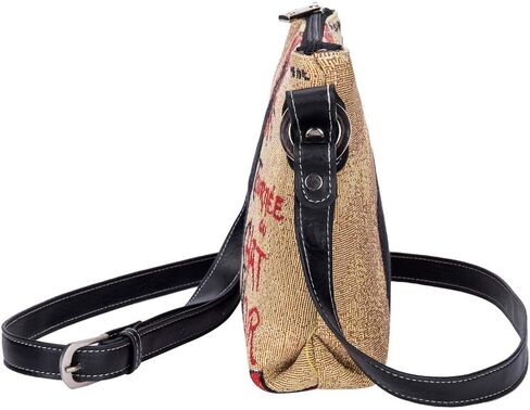 Signare Tapestry Crossbody Bag Shoulder Purse for Women In Theophile Steinlen Le Chat Noir Design (XB02-ART-TS-CHAT) in Saudi Arabia