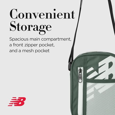 New Balance Shoulder Bag, Core Performance Crossbody Purse for Men and Women in Saudi Arabia