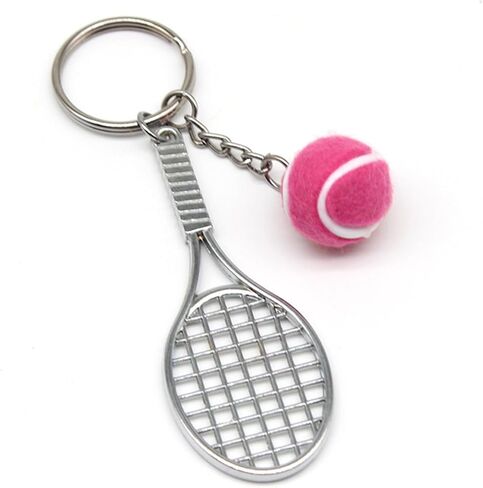 Gold Plated Tennis Racket Pearl Ball Pendant Necklace Exquisite Cute Hollow Out Sport Racket Racquet Chic Cubic Zirconia Geometric Long Chain Necklace for Women Teen Girls Sports Lover Fan Trendy Jewelry Gifts in Saudi Arabia