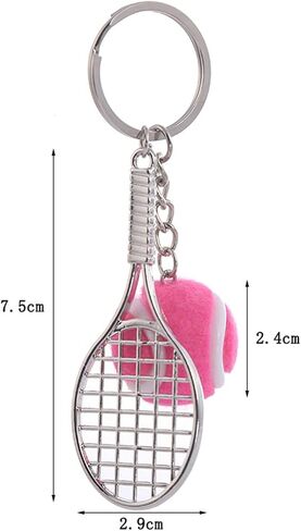 Gold Plated Tennis Racket Pearl Ball Pendant Necklace Exquisite Cute Hollow Out Sport Racket Racquet Chic Cubic Zirconia Geometric Long Chain Necklace for Women Teen Girls Sports Lover Fan Trendy Jewelry Gifts in Saudi Arabia