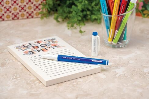 Pilot, FriXion Fineliner Erasable Marker Pens, Fine Point 0.7 mm, Pack of 12, Black in Saudi Arabia