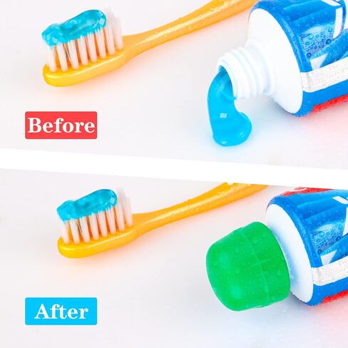 8 Pcs Toothpaste Caps Self Closing Toothpaste Squeezer Dispenser for Kids Silicone Toothpaste Covers Toothpaste Saver Cap Mess Free Toothpaste Topper in Saudi Arabia
