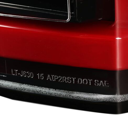 SPEC-D TUNING Jet Black Housing Clear Lens Red LED Bar Tail Lights متوافق مع 2015-2020 GMC Yukon Denali SLE SLT، 2015-2020 GMC Yukon XL Denali SLE SLT مجموعة الزوج الأيسر + الأيمن in Kuwait