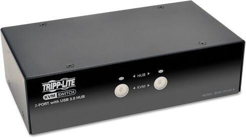 TRIPP LITE 2-Port Display Port 1.2 KVM Switch with Audio (B004-DP2UA2-K) in Kuwait