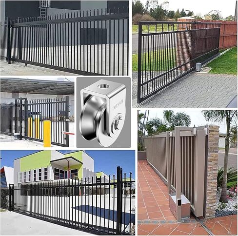 2 حزمة من الفولاذ المقاوم للصدأ 2 بوصة على شكل حرف V عجلة الأخدود، كتلة بكرة شديدة التحمل عجلة واحدة كتلة تحمل مزدوج للتعامل مع المواد وتحريك صالة الألعاب الرياضية in Kuwait