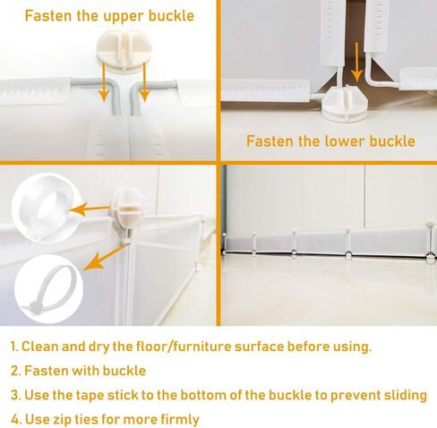 مانع تحت السرير للحيوانات الأليفة، مصد فجوة تحت السرير، يوقف الأشياء تحت السرير أو أريكة الأريكة، مانع ألعاب للقطط والكلاب، سهل التركيب، إجمالي 11.8 بوصة ارتفاع 83 بوصة طول، أخضر فاتح in Kuwait