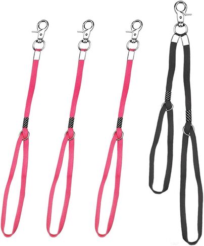 Dog Grooming Loop - Heavy Duty Nylon Noose Restraint for Pet Bathing(Pack of 4,Blue, 22") (Blue) in Saudi Arabia