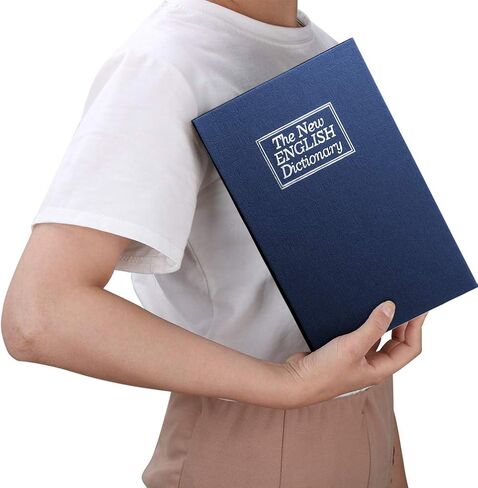 Diversion Book Safe with Combination Lock, Decaller Hidden Safe Box of Dictionary Shape, 9.5" x 6.2" x 2.2" in Saudi Arabia