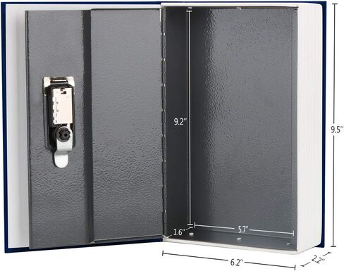 Diversion Book Safe with Combination Lock, Decaller Hidden Safe Box of Dictionary Shape, 9.5" x 6.2" x 2.2" in Saudi Arabia