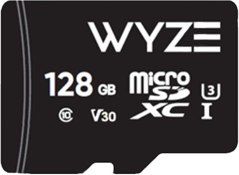 بطاقة تخزين قابلة للتوسيع سعة 32 جيجابايت من Wyze فئة MicroSDHC الفئة 10، أسود in Kuwait