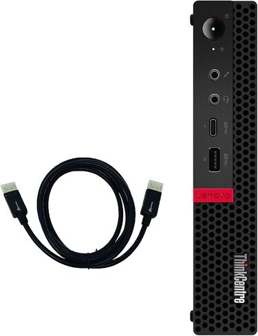 كمبيوتر مكتبي Lenovo ThinkCentre M75q-1 11A4001WUS - AMD Ryzen 5 3400GE 3.30 جيجا هرتز - 8 جيجا بايت رام DDR4 SDRAM - 256 جيجا بايت SSD - صغير الحجم in Saudi Arabia