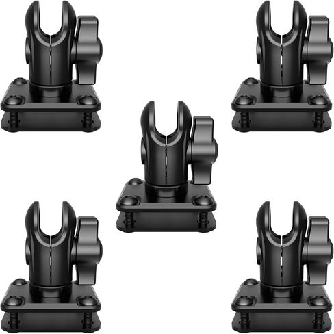 Tackform AMPS Short Reach Adapter - 20mm Aluminum Ball Socket | 4-Hole Drill Base | Mount to Dash, AMPS, Grid Brackets | with Hardware | NOT for 1" B Size Systems in Saudi Arabia