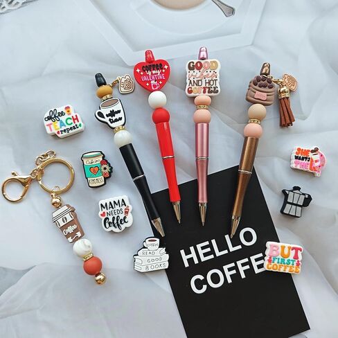 JNwhy Focal Silicone Beads Bulk for Beadable Pen Astronaut Rocket Spaceship Series Soft Rubber Loose Beads Focal Pen Beads for Keychain DIY Making Handmade Crafts (Astronaut Set) in Saudi Arabia