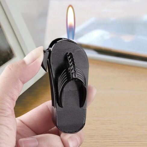 2 Pack Red and Black Cool Metal Lighter,Jet Torch Adjustable Lighter,Jet Flame Windproof Lighters,Refillable Butane Lighter,BBQ Candles Kitchen Camping in Saudi Arabia
