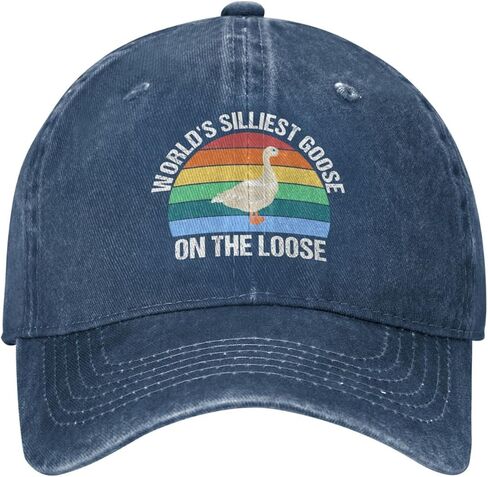 World's Silliest Goose On The Loose Hat Women Baseball Hats Adjustable Cap in Saudi Arabia