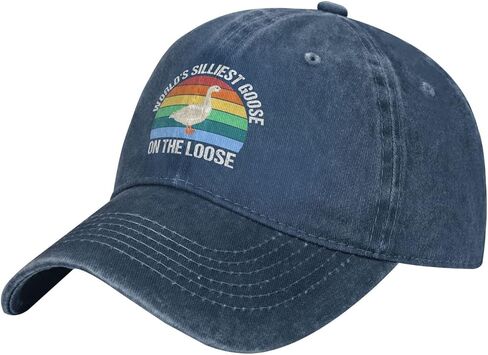 World's Silliest Goose On The Loose Hat Women Baseball Hats Adjustable Cap in Saudi Arabia