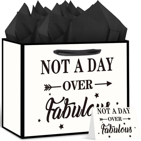 Gifts for Grandma, Grandma Birthday Gift Bags for Grandmother Birthday Party Decoration Best Grandma Ever Wrapping Bags with Tissue Paper Greeting Card for Grammy Birthday Anniversary Thanksgiving in Saudi Arabia