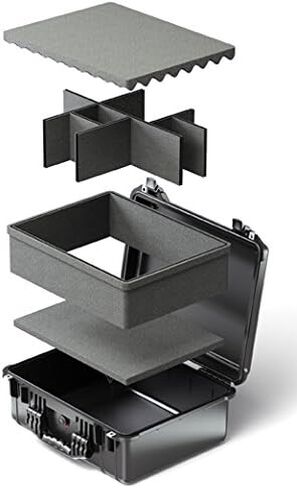 Pelican Air 1605 Case With Foam (Black) in Saudi Arabia