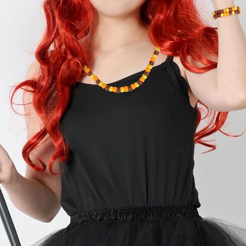 1000 Pcs Black Beads Assorted Opaque Round Plastic Beads for Home Decor Necklaces Bracelets Earrings DIY Crafts (Black) in Kuwait