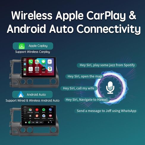 10.2 بوصة أندرويد 11.0 ستيريو سيارة لاسلكي Apple Carplay 1280x720 لهوندا سيفيك 2006-2011 بلوتوث 5.0 راديو السيارة شاشة تعمل باللمس دعم واي فاي FM/AM صوت السيارة بدون استخدام اليدين الاتصال 4 جيجابايت 64 جيجابايت DSP in Kuwait