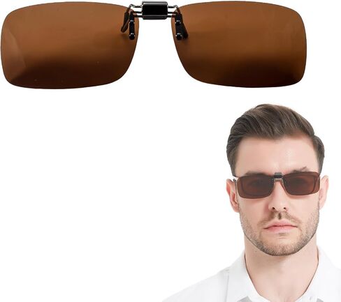 OCCI CHIARI Polarized Flip-up Clip-on Sunglasses for Eyeglasses for Men and Women Outdoor/Driving UV400 in Saudi Arabia