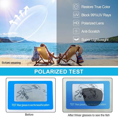 OCCI CHIARI Polarized Flip-up Clip-on Sunglasses for Eyeglasses for Men and Women Outdoor/Driving UV400 in Saudi Arabia