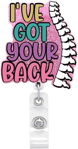 Retractable Glitter Badge Reel with Clip, ID Card Badge Holder Gift for Nurses Doctors Pharmacy Worker Nursing Student Healthcare Social Worker (Medicine Bottle) in Kuwait