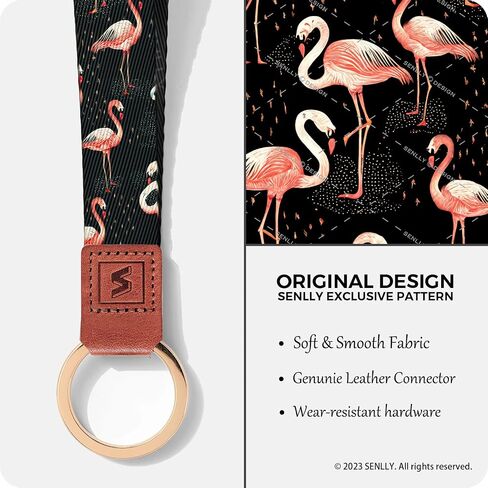 SENLLY Neck Lanyard Strap for Keys, Original Pattern Design ID Badge and Keychain Holder in Saudi Arabia
