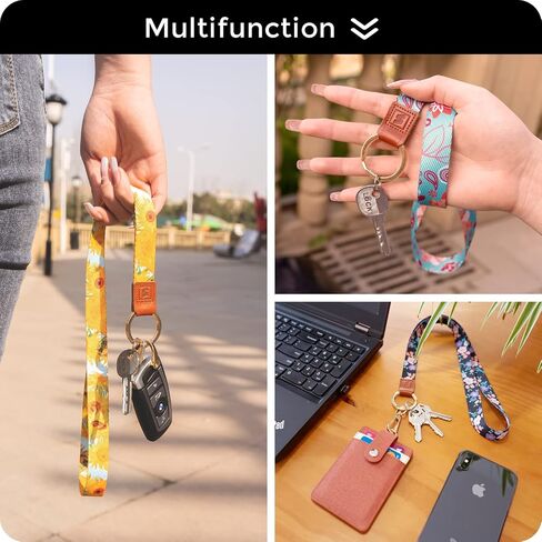 SENLLY Neck Lanyard Strap for Keys, Original Pattern Design ID Badge and Keychain Holder in Saudi Arabia
