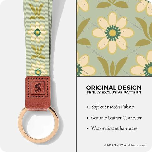 SENLLY Neck Lanyard Strap for Keys, Original Pattern Design ID Badge and Keychain Holder in Saudi Arabia