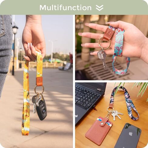 SENLLY Neck Lanyard Strap for Keys, Original Pattern Design ID Badge and Keychain Holder in Saudi Arabia