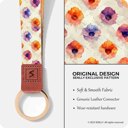 SENLLY Neck Lanyard Strap for Keys, Original Pattern Design ID Badge and Keychain Holder in Saudi Arabia
