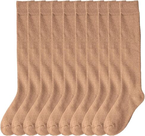 JINSHI 10 Pair Men's Thermal Socks Soft Cotton Knee High Warm Winter Socks Cold Weather Socks in Saudi Arabia