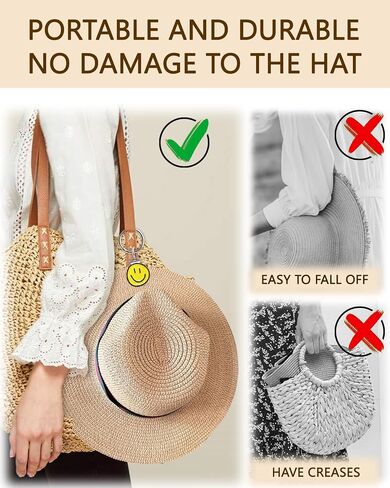 Hat Clip - Hat Holder for Travel on Bag，Hat Clip for Travel in Saudi Arabia