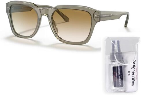 Emporio Armani EA4175 Square Sunglasses for Men + BUNDLE With Designer iWear Complimentary Eyewear Kit in Saudi Arabia