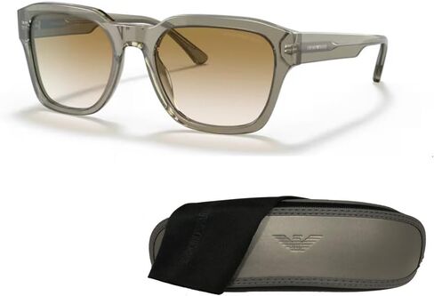 Emporio Armani EA4175 Square Sunglasses for Men + BUNDLE With Designer iWear Complimentary Eyewear Kit in Saudi Arabia