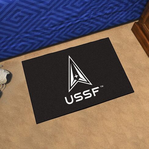 FANMATS 30299 MIL - U.S. Space Force Starter Mat Accent Rug - 19in. x 30in. | Sports Fan Home Decor Rug and Tailgating Mat in Saudi Arabia