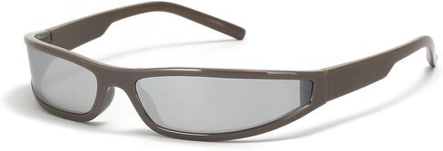 Small Square Sunglasses for Women,Cute Fashion Wrap Around Sunglasses,Trendy Y2k Sunglasses Vintage Narrow Shades in Kuwait