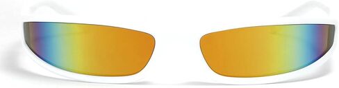 Small Square Sunglasses for Women,Cute Fashion Wrap Around Sunglasses,Trendy Y2k Sunglasses Vintage Narrow Shades in Kuwait