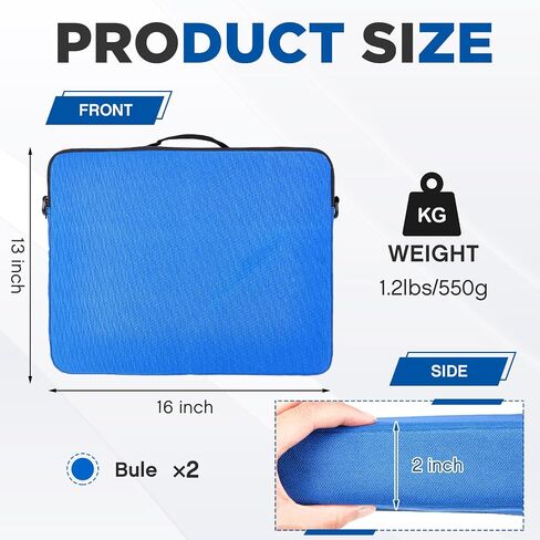 Hosuly Portable Stadium Seat Without Back Stadium Seats for Bleachers Lightweight Bleacher Seat Cushion with Shoulder Strap and Cup Holder for Sporting Travel Hiking Fishing Camping in Saudi Arabia