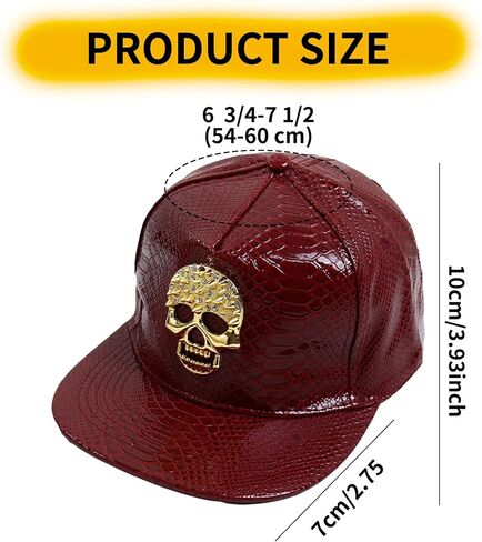 الهيب هوب قبعة مسطحة الحواف قبعة روك قبعات البيسبول قابل للتعديل الرجال النساء in Kuwait